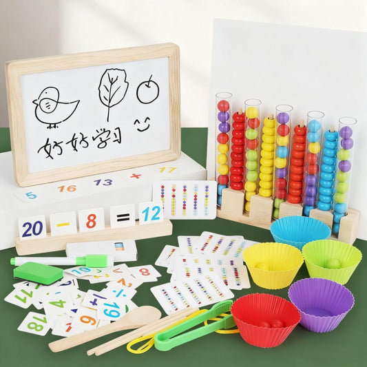 Juego Educativo Montessori 6 en 1 de Madera