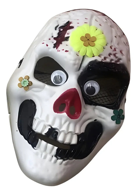 Máscara Halloween Calavera de Neón