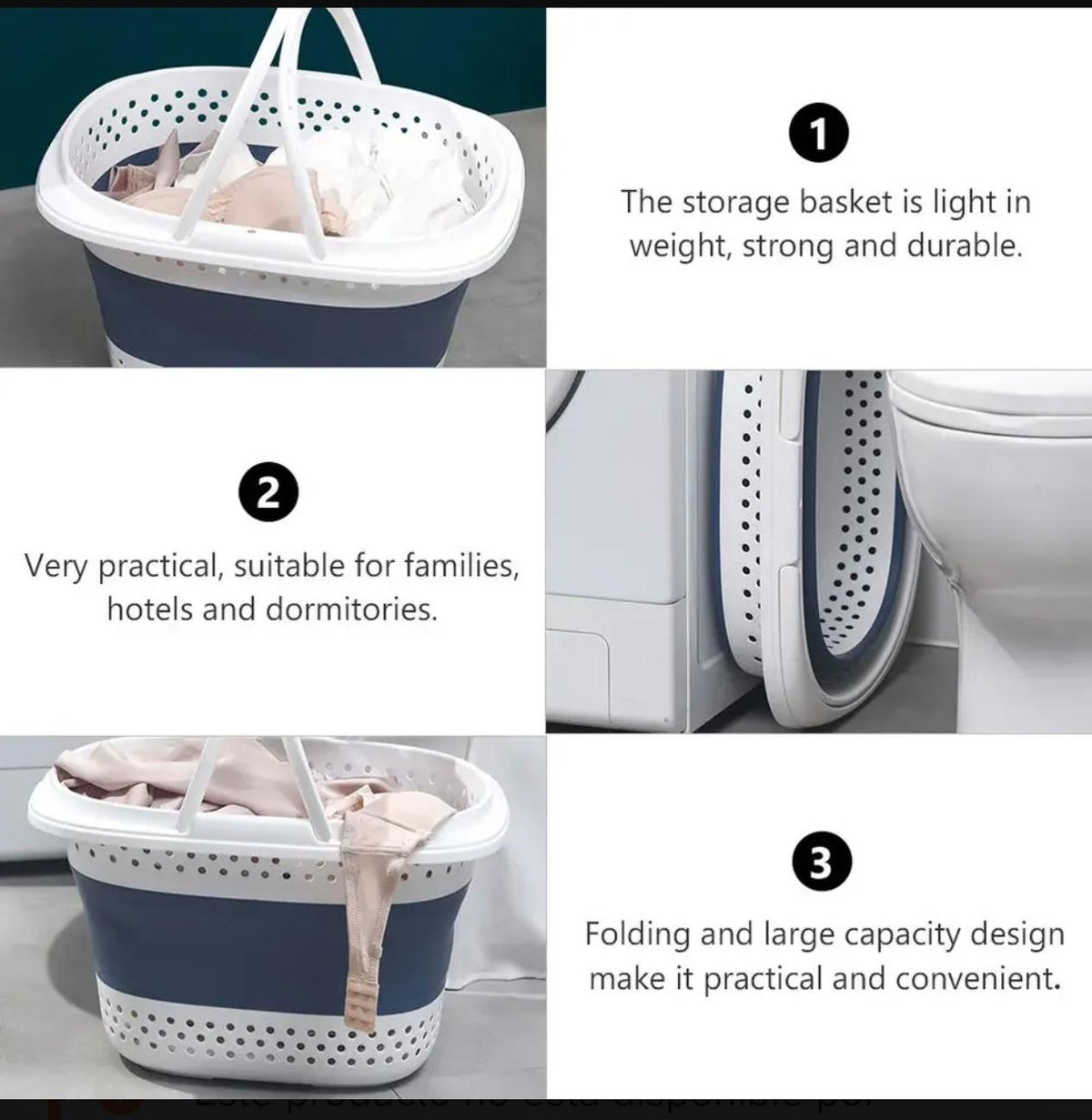 Organizador de Lavandería y Dormitorio