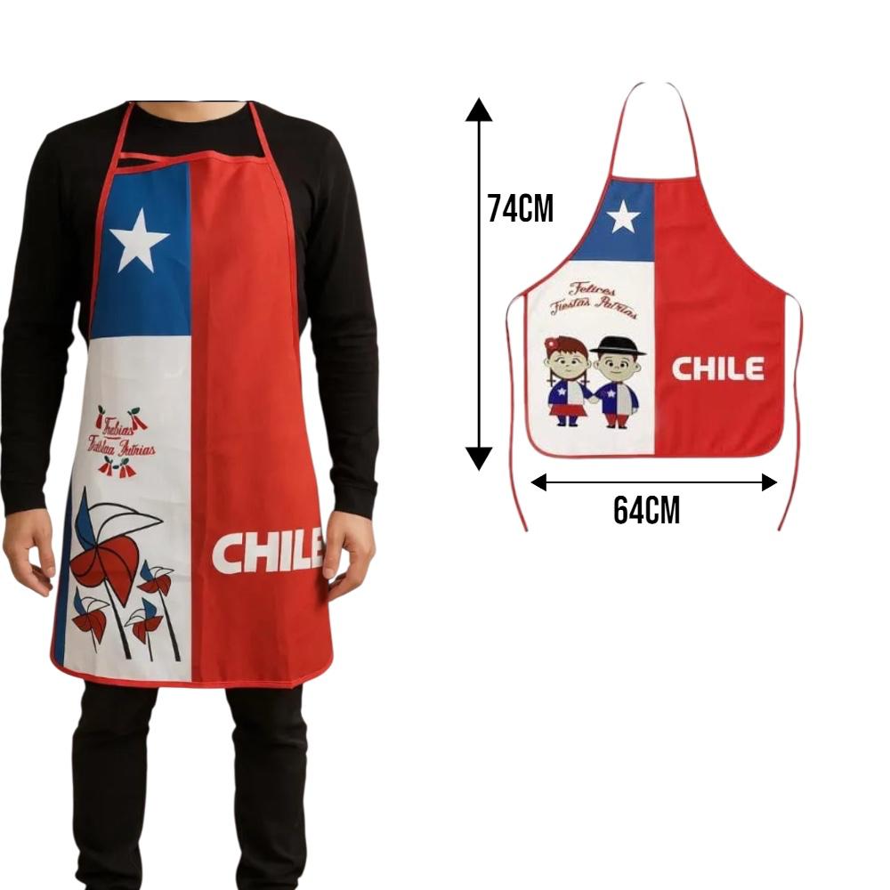 Pack 2 Delantales para Asado, Cocina y Celebraciones Dieciocheras
