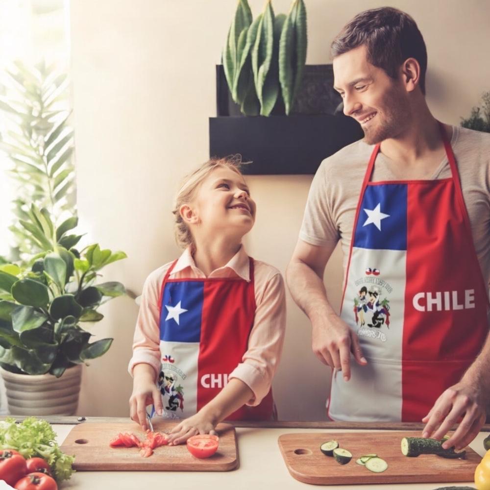 Pack 2 Delantales para Asado, Cocina y Celebraciones Dieciocheras