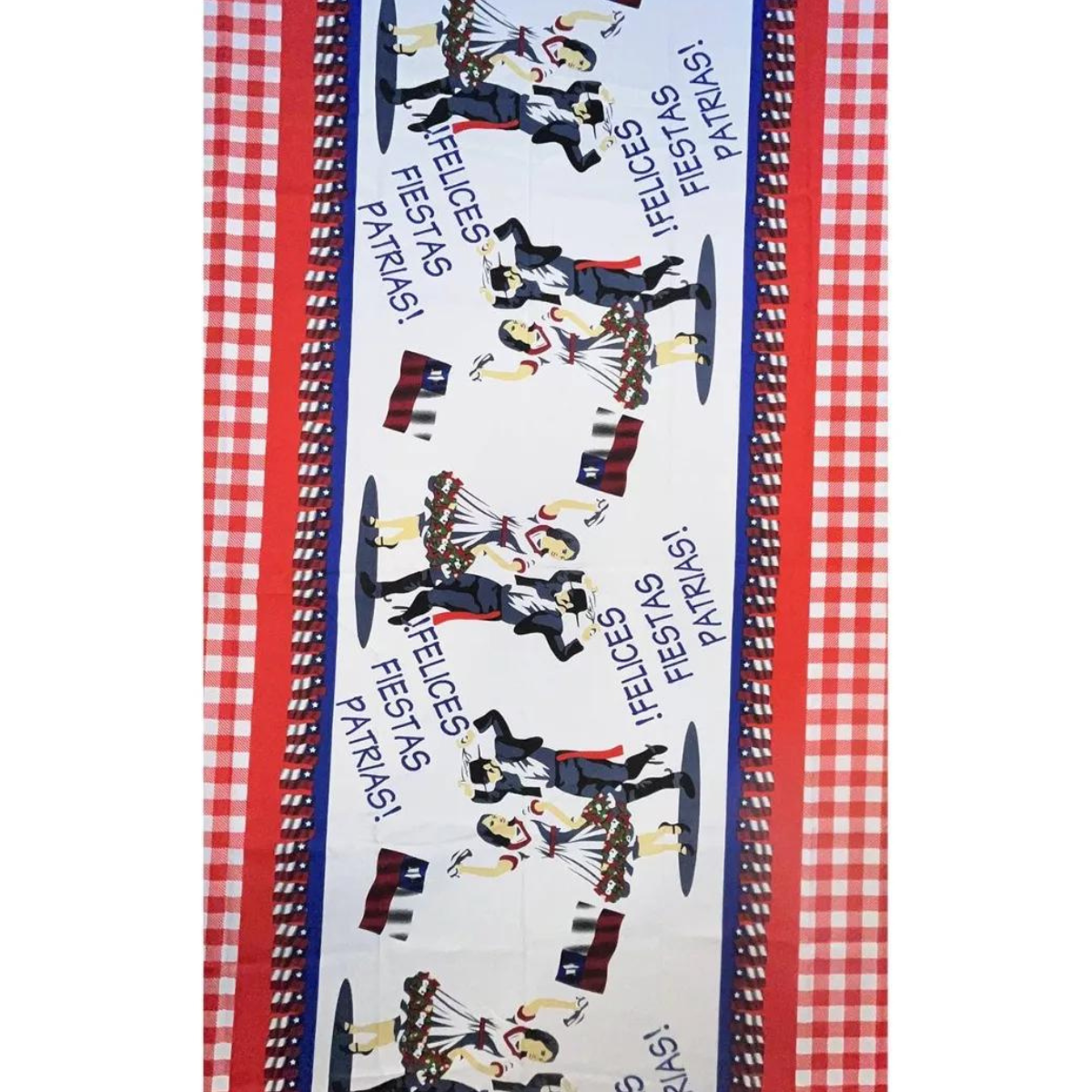 Mantel Fiestas Patrias Chile 150 x 220 cm