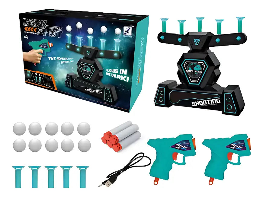 Juego de Tiro con Objetivos Flotantes LED